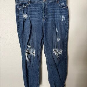 Old Navy Slouchy Straight Blue Jeans